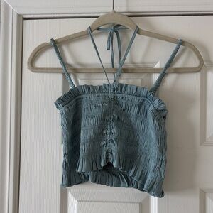 Silky Smocked Tank Top